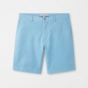 Peter Millar Sky Blue Chino Shorts — Quiet Luxury Country Club Golf Style Sz 38